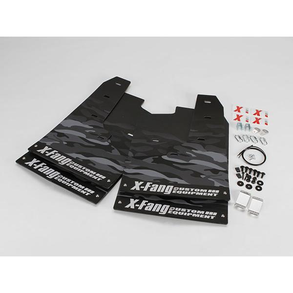 TGS X-Fang マッドフラップ カモフラージュ ブラック デリカD:5 CV1W