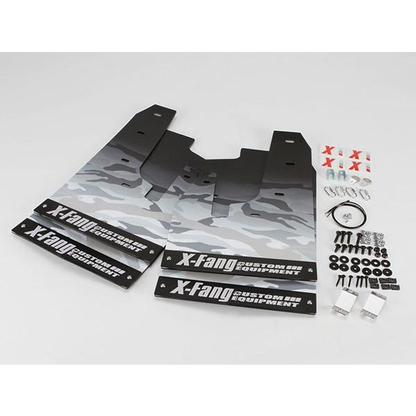 X-Fang マッドフラップ カモフラージュ ホワイト デリカD:5 CV1W H31.2