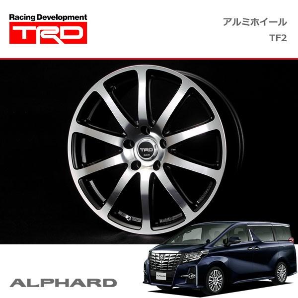 TRD アルミホイール TF2 ダイヤモンドカットシルバー 18インチ 1本  