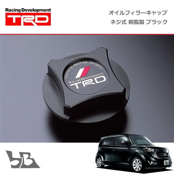 TRD オイルフィラーキャップ 樹脂製 ブラック ネジ式 bB QNC20 QNC21