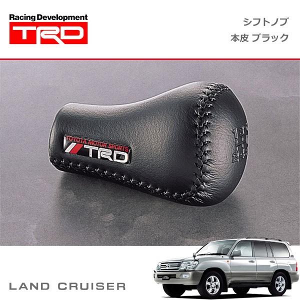 TRD シフトノブ(左右非対称) 本皮 ブラック ランドクルーザー