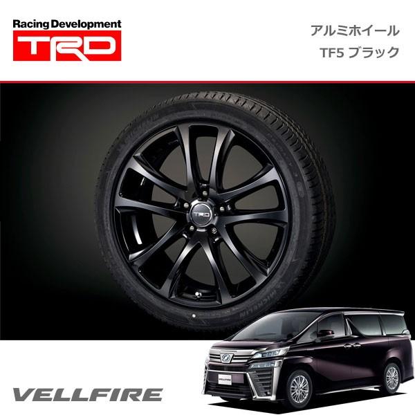 TRD アルミホイール TF5(ブラック) 19インチ 4本セット 1台分