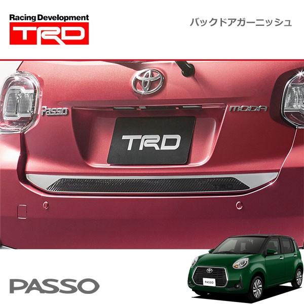 TRD バックドアガーニッシュ パッソ M700A M710A 18/10〜 : trd-3629 