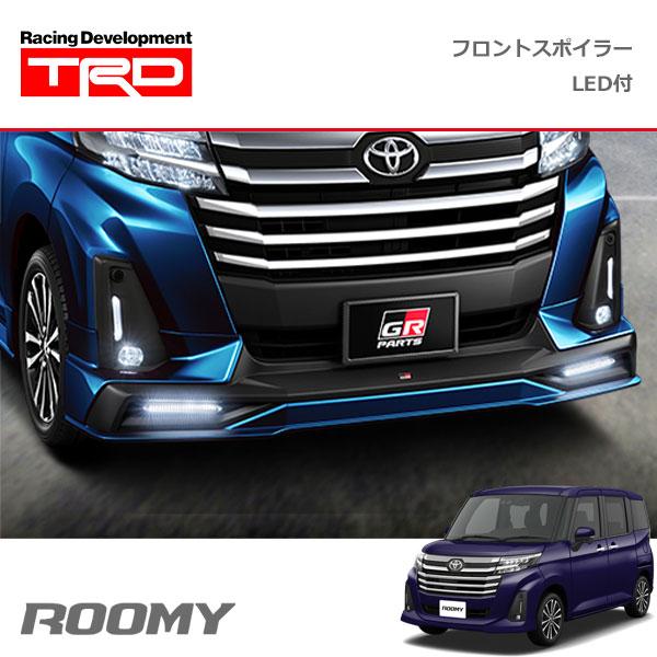 トヨタルーミーGR フロントバンパー LED配線付き M900A TRD TRD GRフロントスポイラー(LED付) レーザーブルークリスタル