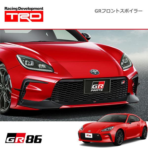 TRD GRフロントスポイラー スパークレッド GR86 ハチロク ZN8 21 TRD GRフロントスポイラー スパークレッド GR86 ハチロク ZN8 21