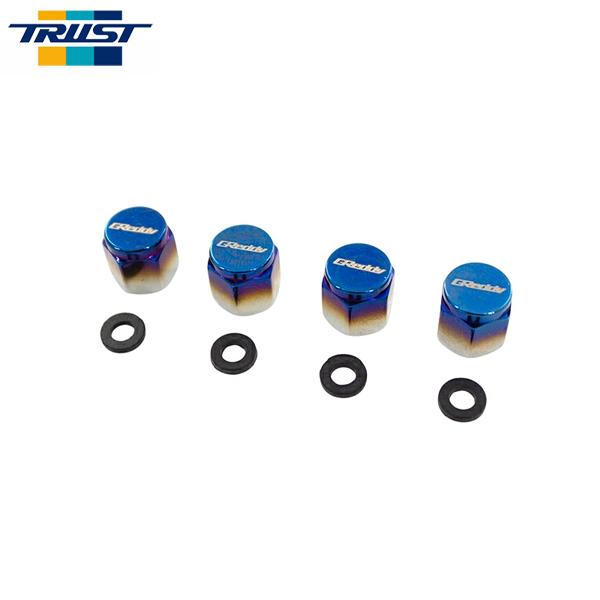 TRUST（トラスト） GReddy エアバルブキャップ チタンカラー 4個1