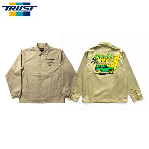 TRUST（トラスト） GReddy コーチジャケット サーフィン ベージュ M