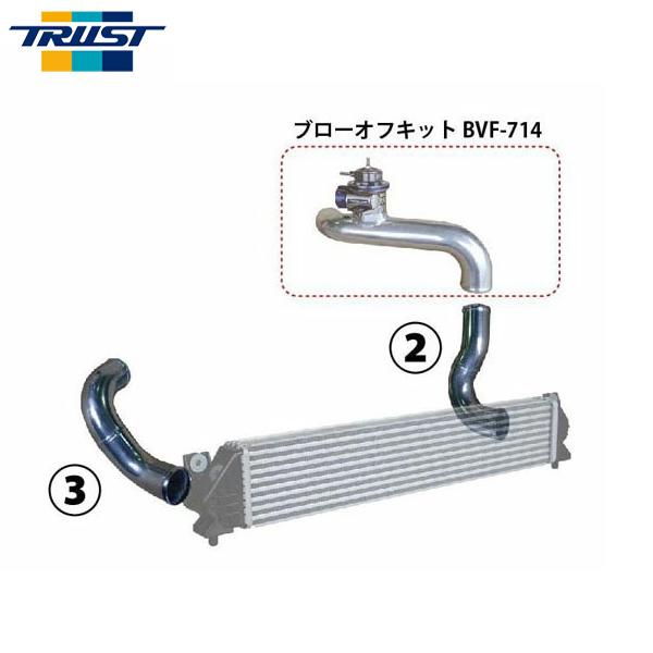 TRUST（トラスト） GReddy アルミインテークパイプセット 2+3