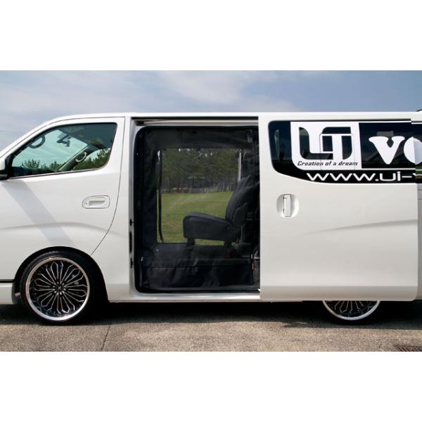 Uivehicle 防虫ネット サイド用1面 左 (助手席側) NV350 UIvehicle 防虫ネット サイド1面 左(助手席側) ハイエース 200系