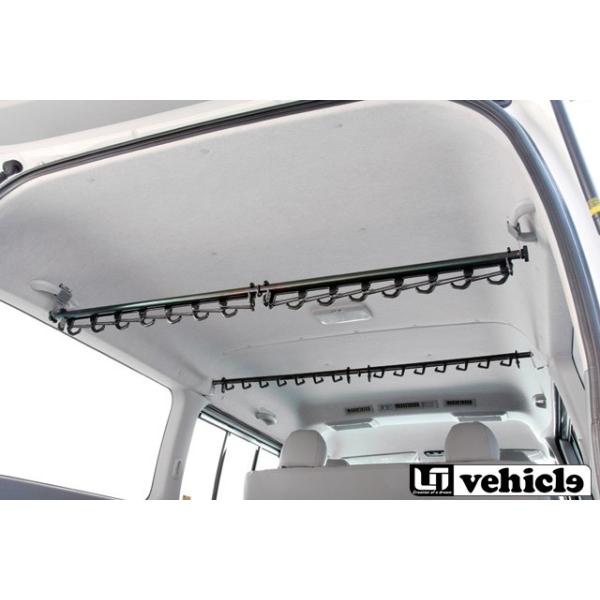 UIvehicle ロッドホルダー 追加オプション (7本) ハイエース 200系