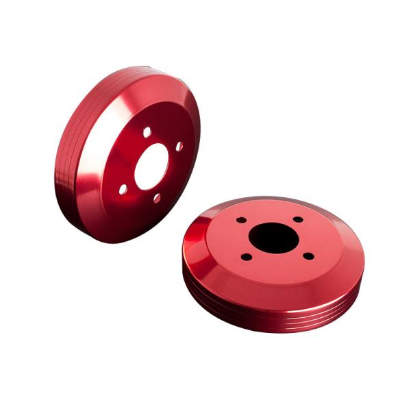 G'BASE スリットライン ドラムカバー リア 2枚/set レッド アルトワークス / アルトターボRS HA36S