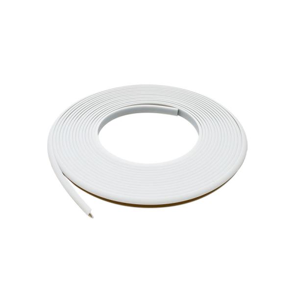 エアロエッジモール ホワイト5m 両面テープ付属<br>5ｍ専用カット/約75g（パッケージ含む）