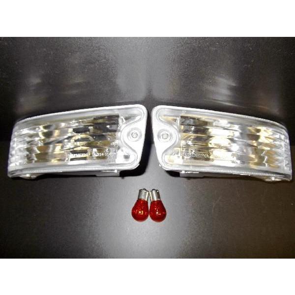 三菱 デリカ スペースギア フロント クリスタルウィンカーランプ PA4W