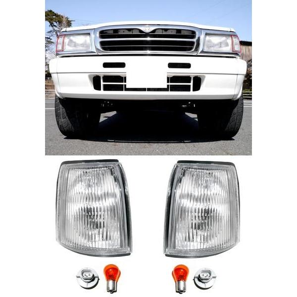 送込 マツダ プロシード マービー クリア フロントウィンカー UF66M