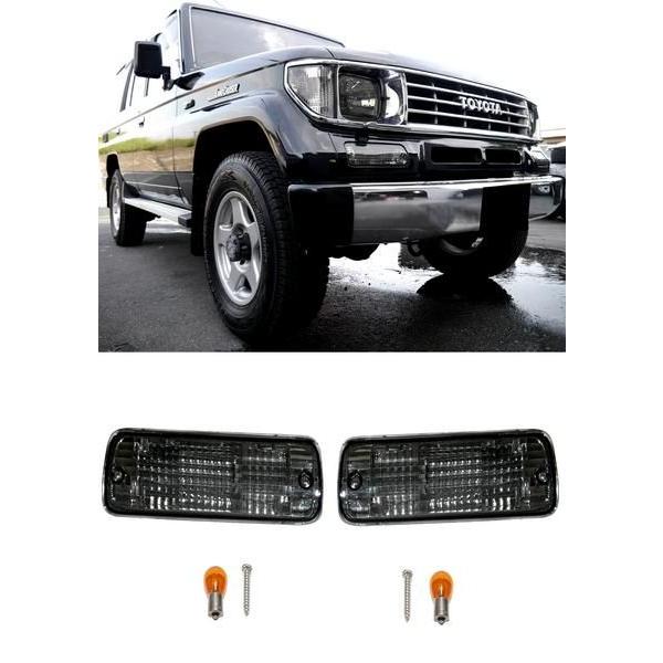 トヨタ KZJ78W ランドクルーザープラド ウィンカーレンズ コーナー