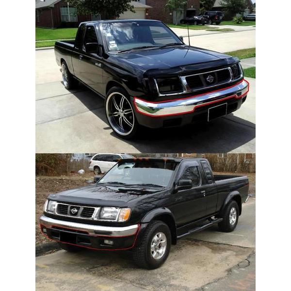 日産 ニッサン ダットサン D22 4WD用 クロームメッキフロントバンパー