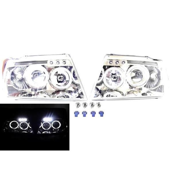 特注日本光軸 ジープ グランドチェロキー WJ40 WJ47 LED イカリング 