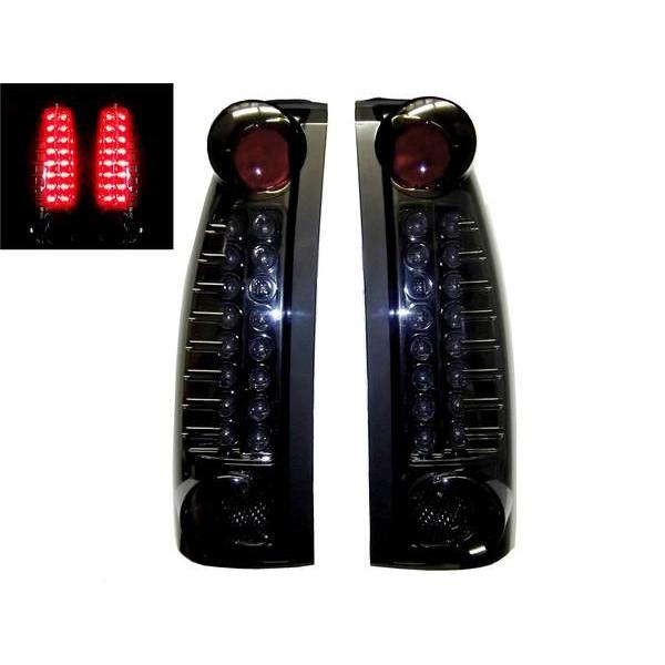 シボレー タホ サバーバン 88y- スモーク LED テールランプ 送料無料