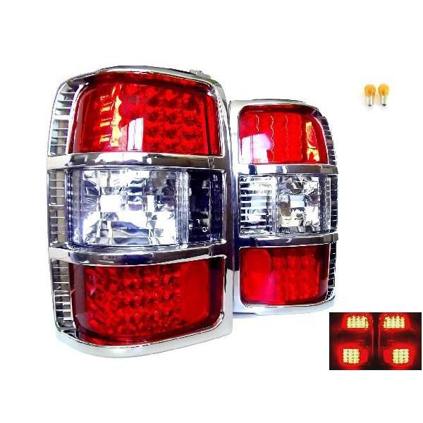 三菱 パジェロ V20 V40 V50 系 リア LED クリスタル コンビ 