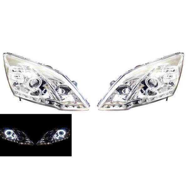 ホンダ CR-V RE3 RE4 CCFLプロジェクター LED ヘッドランプ LED デイライト付 左右 送料無料