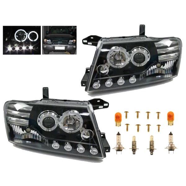 三菱 パジェロ V60 V70 日本光軸仕様 インナーブラック LED