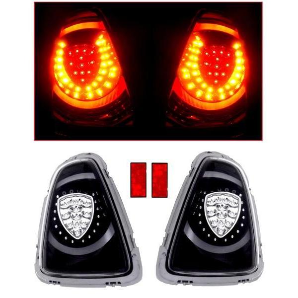 MINI ミニ R56 R57 リアブラックLEDテールランプ BMW ビーエム  