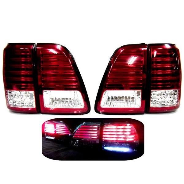 ランクル 100 UZJ100W HDJ101K LED クリアコンビ テールランプ ランクル 100 UZJ100W HDJ101K LED クリアコンビ テールランプ