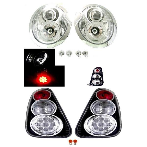 送料込　R50ミニクーパー　純正ライト　フロント　Ｌ、Ｒセット 送料込R50ミニクーパー純正ライトフロントL、Rセット