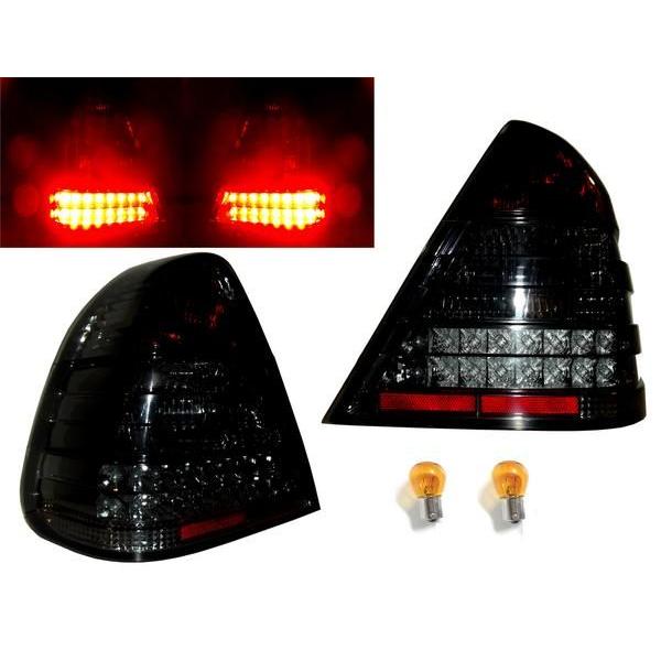 メルセデス ベンツ Cクラス W202 LEDスモークテールランプ 左右 C200