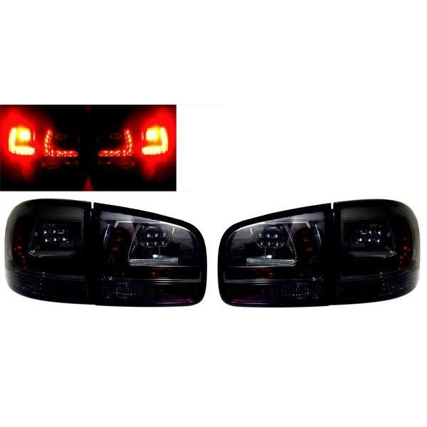 フォルクスワーゲン トゥアレグ オールスモーク LEDテールランプ 左右 