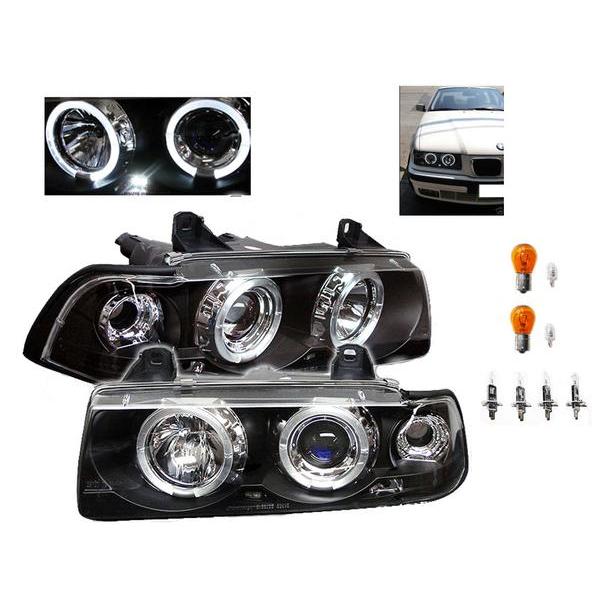 日本光軸仕様 BMW 318 328 E36 クーペ 用 インナー ブラック LED 