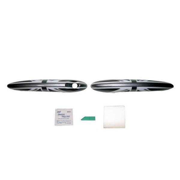  MINI ウッド インテリアパネル ドアハンドル セット R55 R56 MINI ミニ R56 ドアハンドル SET セット 黒 ユニオンジャック BMW