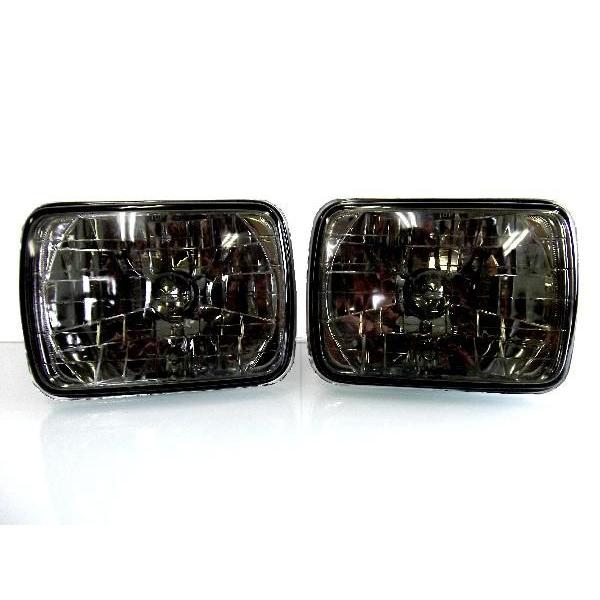 汎用 チェロキー アストロ スモーク 角ヘッド ライト ランプ 台湾製