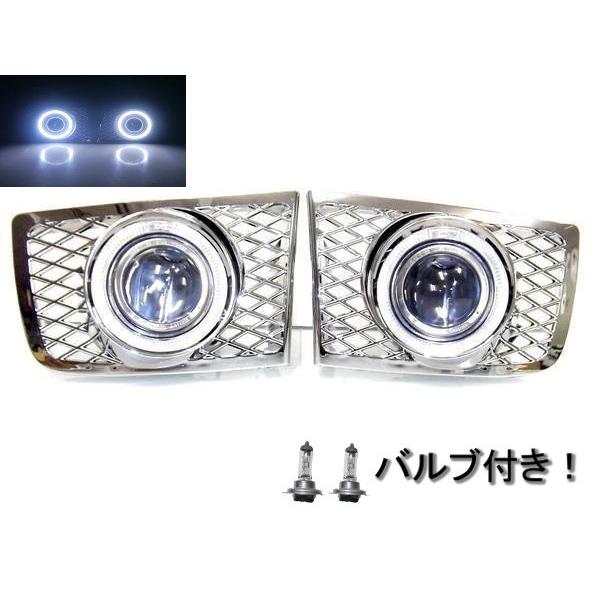 ランクルプラド90系　イカリングヘッドライト　　新品 ランドクルーザー プラド 95 90 白 LED イカリング プロジェクター