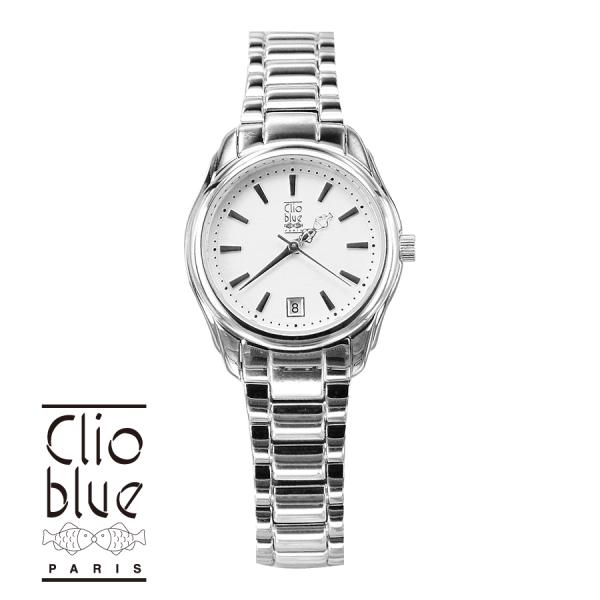 Clio Blue クリオブルー PARIS-FRANCE 腕時計 シルバー クリオブルー clio blue レディースウォッチ （シルバー