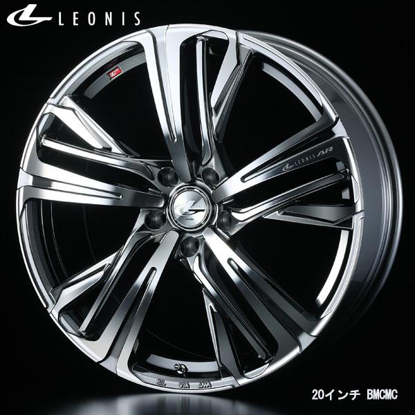 WEDS レオニスAR 16x6.0J+50 4H/100 BMCMC/ブラックメタルコートミラー 