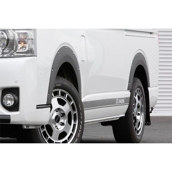 JAOS フェンダーガーニッシュ type-X 塗装品 マットブラック