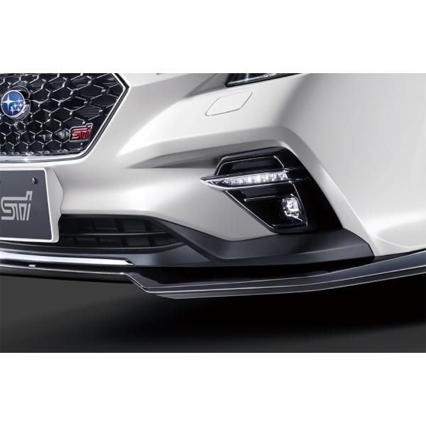 レヴォーグVM　GT系　STI フロントアンダースポイラー リップスカート付き STI エスティーアイ スカートリップ ST96020ST080 ブラック スバル