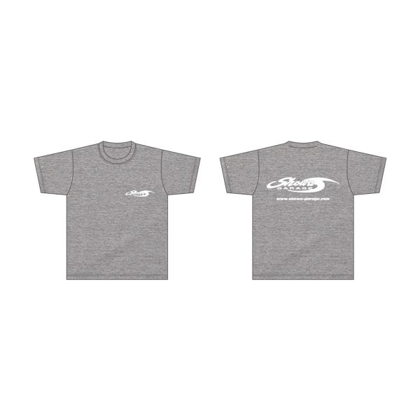ショウワガレージ オリジナルロゴTシャツ ミックスグレー M O00311