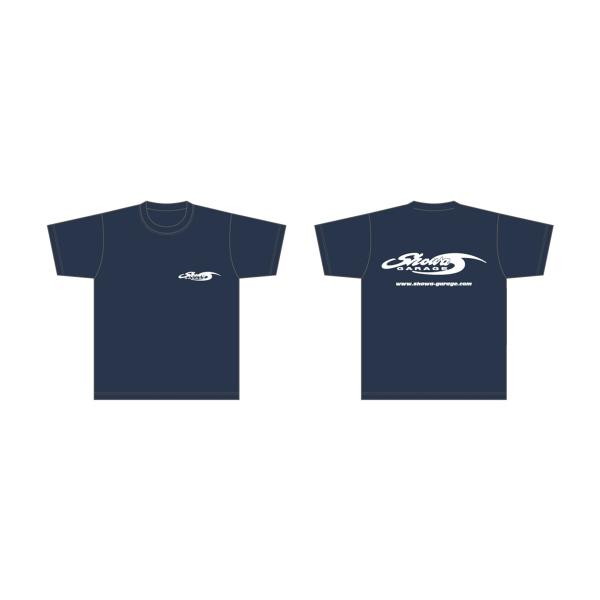 ショウワガレージ オリジナルロゴTシャツ インディゴ L O00322