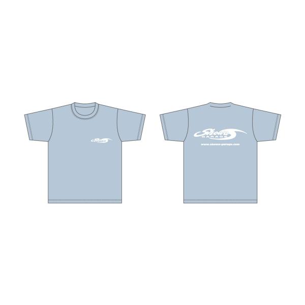 ショウワガレージ オリジナルロゴTシャツ ライトブルー S O00330