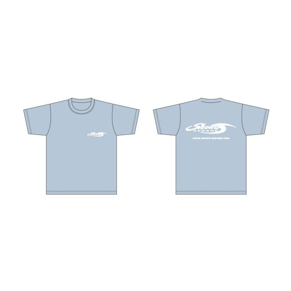 ショウワガレージ オリジナルロゴTシャツ ライトブルー L O00332