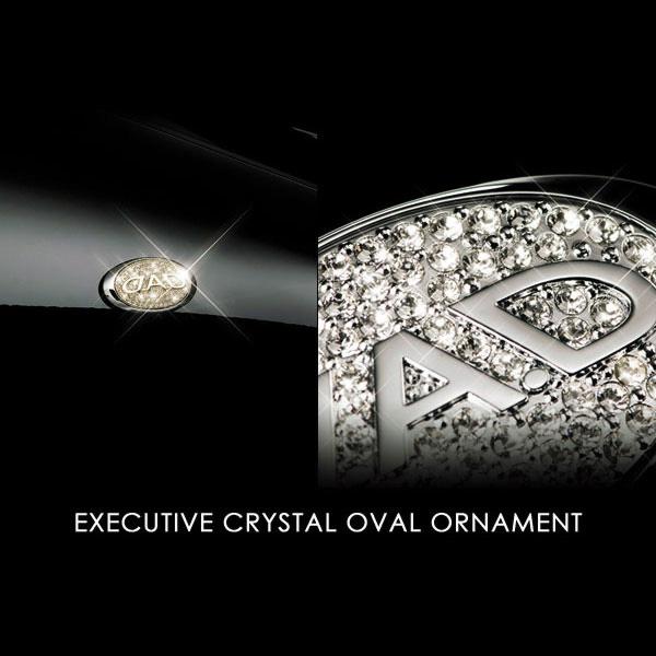 ギャルソン D A D エグゼクティブ エグゼクティブ クリスタル オートバックス クリスタル 2ヶ1セット オーバルオーナメント 取付場所及びその周辺の汚れ ホコリ ワックス 保護剤等をきれいに拭き取り 本製品裏面の粘着テープの保護紙を剥がして貼付けて