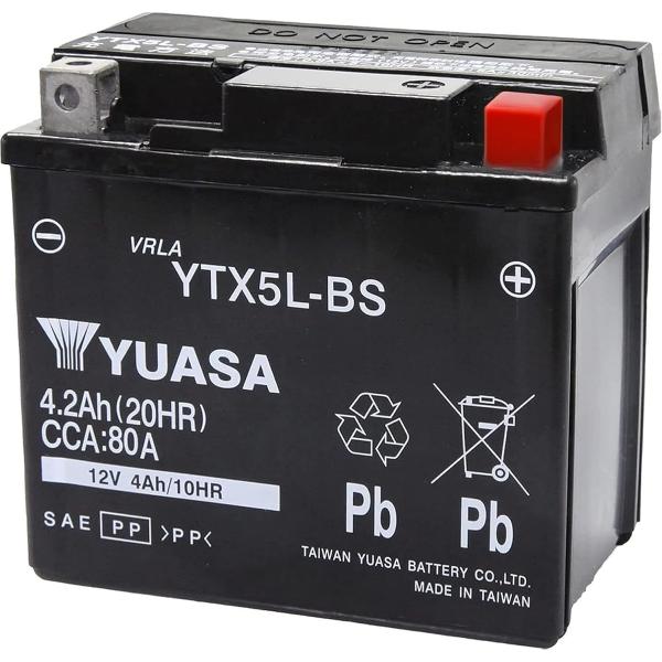 TAIWAN YUASA（台湾ユアサ） YUASA YTX5L-BS バッテリー