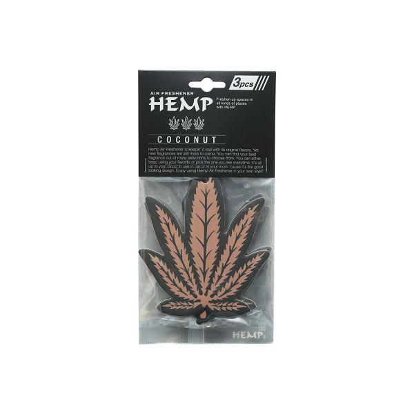 他サイト： ノルコーポレーション HEMP エアフレッシュナー ココナッツ 3個入り NAX-052-003の商品画像