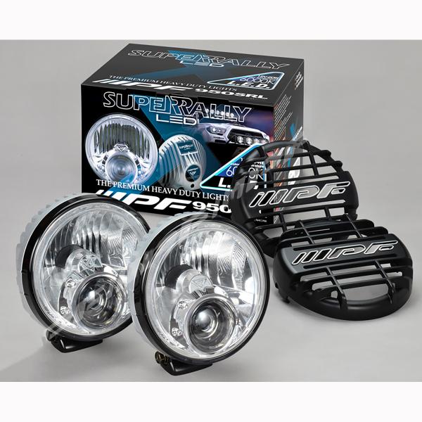 IPF 950スーパーラリー LEDランプ丸形直径163mmストーンガード付新品 Amazon | IPF フォグランプ LED 丸形 直径163mm 1100lm(110,000