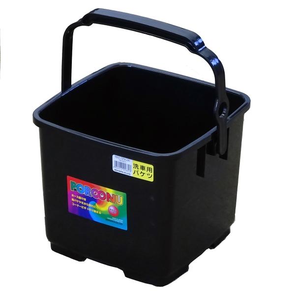 小原産業 角型バケツ 10L TB-251 ブラック