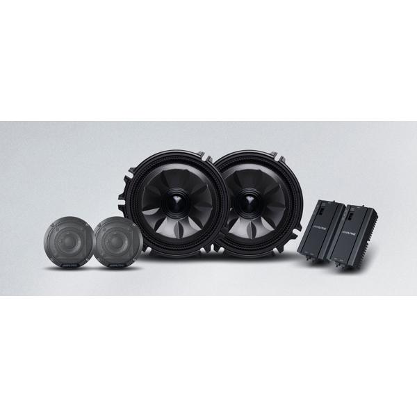 専用　サウンドシステム　スピーカー ALPINE MS-165-HI-200 アルパイン MetioSound メティオサウンド