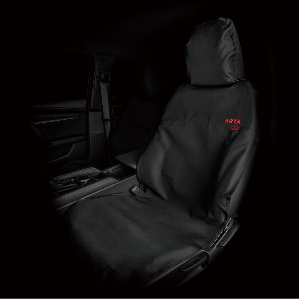 フロントシートカバー ブラック 20x20cm シートカバー ブラック パイピング 一台分 JB64、JB74用 | JB64