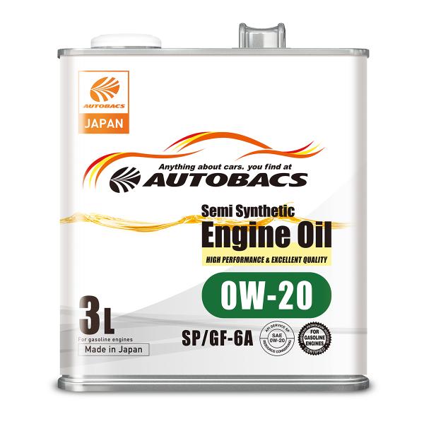 オートバックス AUTOBACS Semi Synthetic OIL 0W20 3L (Shell
